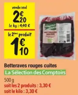 Les Comptoirs de la Bio La Sélection des Comptoirs Betteraves rouges cuites offre