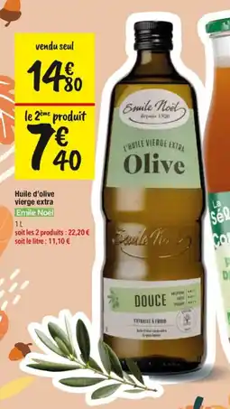 Les Comptoirs de la Bio Emile Noël Huile d'olive vierge extra offre