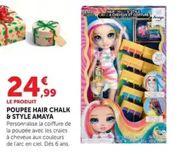 Hyper U Amaya Poupée Hair Chalk & Style offre