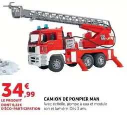 Hyper U POMPIER MAN CAMION DE POMPIER offre