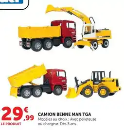 Hyper U CAMION BENNE MAN TGA offre