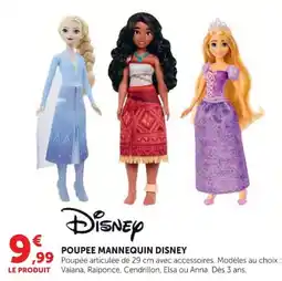 Hyper U Disney POUPEE MANNEQUIN DISNEY offre