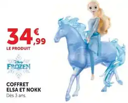 Hyper U Frozen coffret Elsa et Nokk offre