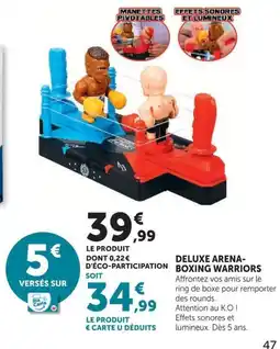 Hyper U DELUXE ARENA-BOXING WARRIORS offre