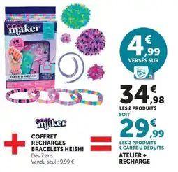 Hyper U COOL MAKER COFFRET RECHARGES BRACELETS HEISHI offre