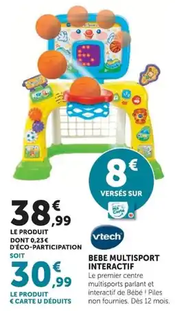 Hyper U Vtech Bébé Multisport Interactif offre