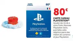 Hyper U Playstation carte cadeau offre