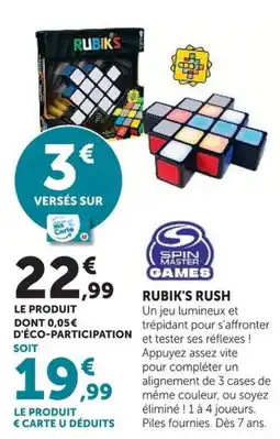 Hyper U Rubik's Rush offre