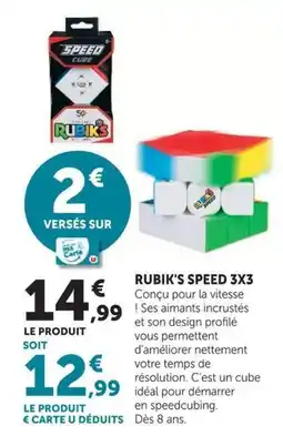 Hyper U RUBIK'S SPEED 3X3 offre