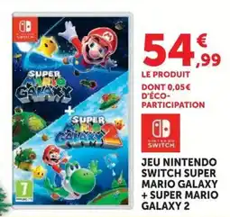 Hyper U NINTENDO SWITCH SUPER MARIO GALAXY + SUPER MARIO GALAXY 2 offre