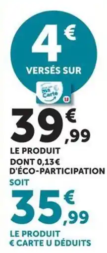 Hyper U ma Carte U offre