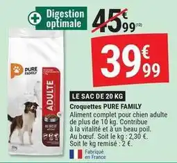 Gamm vert Complet - croquettes pure family offre