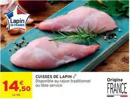 Intermarché Cuisses de lapin offre