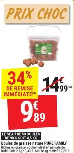 Gamm vert Pure family - boules de boeuf offre