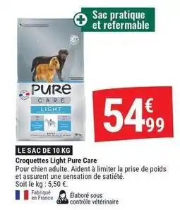 Gamm vert Care - croquettes light pure offre