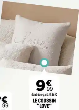 Centrakor Le coussin love offre