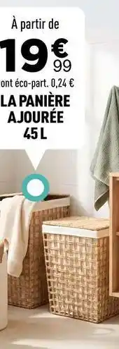 Centrakor La panière ajourée offre
