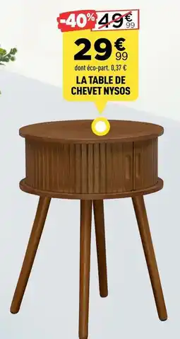 Centrakor La table de chevet nysos offre