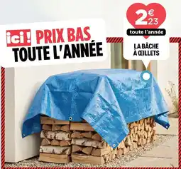 Centrakor La bâche à ceillets offre