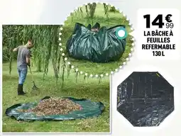 Centrakor La bache a feuilles refermable offre