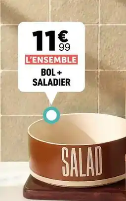 Centrakor Bol + saladier offre