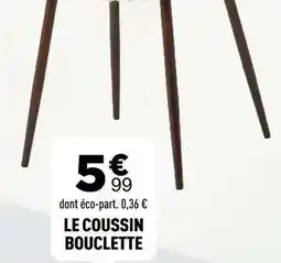 Centrakor Le coussin bouclette offre
