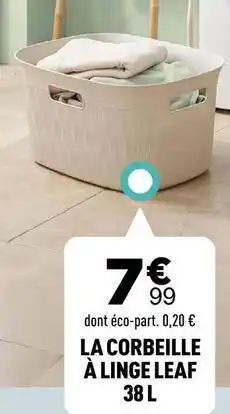 Centrakor La corbeille a linge leaf offre
