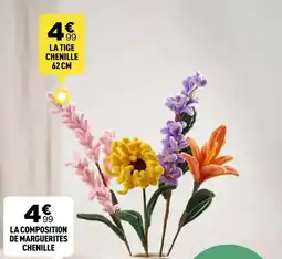 Centrakor La composition de marguerites chenille offre