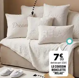 Centrakor Le coussin bouclette relax offre