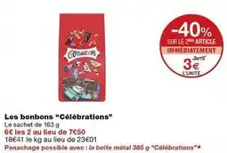 Monoprix Célébrations - les bonbons offre