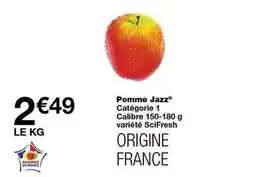 Monoprix Pomme jazz offre