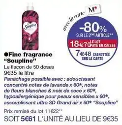 Monoprix Soupline - fine fragrance offre