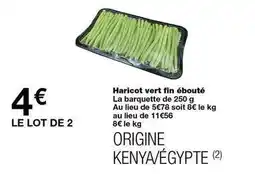 Monoprix Haricot vert fin ébouté offre
