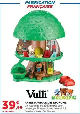 Hyper U Vulli - arbre magique des klorofil offre