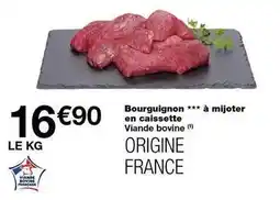 Monoprix Bourguignon à mijoter en caissette viande bovine offre