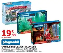Hyper U Playmobil - calendrier de l'avent offre