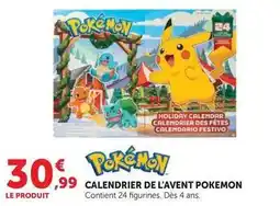 Hyper U Pokemon - calendrier de l'avent offre