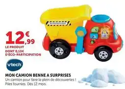 Hyper U Vtech - mon camion benne a surprises offre