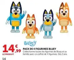 Hyper U Bluey - pack de figurines offre