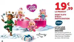 Hyper U Vtech - little love p'tits bébés déguises offre