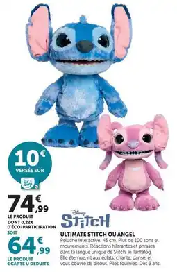 Hyper U Ultimate stitch ou angel offre