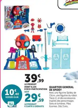 Hyper U Quartier general de spidey offre