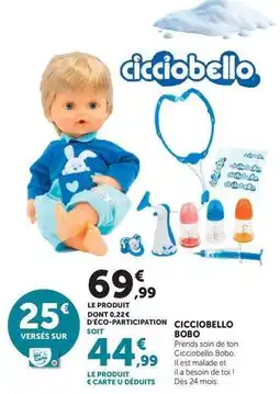 Hyper U Cicciobello - bobo offre