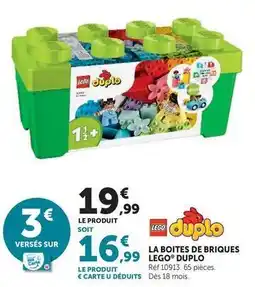 Hyper U Lego - la boites de briques duplo offre