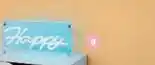 Hyper U Lampe neon led arc-en-ciel/happy offre