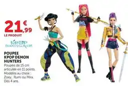 Super U Kpop demon hunters - poupee offre