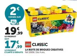 Super U Lego - la boite de briques creatives offre