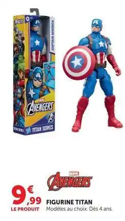 Super U Marvel avengers - figurine titan offre