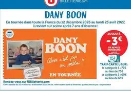 Super U U - rendez-vous sur billeterie.com offre