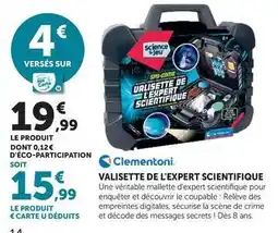 Super U Clementoni - valisette de l'expert scientifique offre